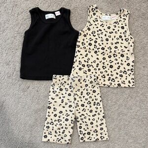zara tank & short bundle